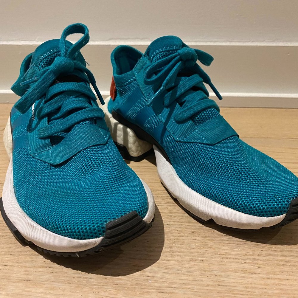 Adidas Originals POD-S3.1 Boost Sneaker Teal Knit Shoes Men's 4 Women's 6